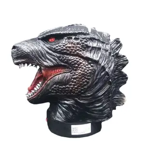 Godzilla vs King Kong Gray Monster Latex Headgear Halloween Mask
