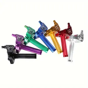 22mm universal CNC aluminum alloy throttle knob (for motorcycles, mopeds, scooters) M10*1.5, Moped Accessories