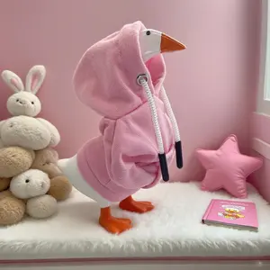 Goose Costume Set with Hooded Sweater, Cute Hoodie and Feet, Soft Filled Animal, Perfect for Theme Parties and Daily Wear, Clothes, Everyday