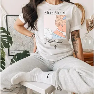 Meet me at Midnight gildan unisex Shirt, gift for lover, cute design shirt, trending shirt, Fun Graphics, Full Size Range