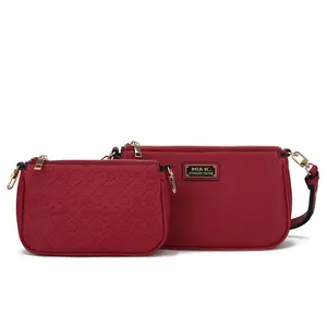 MKF Collection Crossbody Vegan Leather handbags Women's Shoulder Bags