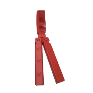3D Printed Fidget Comb - Red, 8.5 Inches, Ideal for Fidgeting, Perfect for Hair, Made in USA