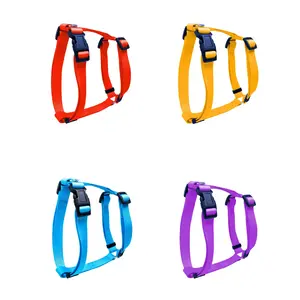 H-STYLE PET HARNESS WITH PLAIN DESIGN & ADJUSTABLE BUCKLES - PET Harness Adjustable Outdoor Service Dog Vest Harness- Pet Products Adventure Kitty Harness- Adjustable Training Pet Vest- No Pull Adjustable Pet Harness MAXIMUM COMFORT FOR PETS