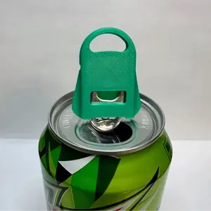 Handy Kitchen Utensils Soda Can Opener & Lid Saver Cap with Keychain Effortless Opening Compact Design for Everyday Use