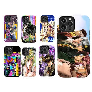 JoJo Bizarre Adventure Cool Anime Action Art Themed Phone Case Premium Matte Texture, Protection, Shockproof, Anti-Drop, Anti-Fingerprint For IPhone 17-12, Pro Max, Pro Plus, and Samsung S25-22 Protection Safety