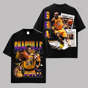 Shaquille O'Neal Lakers #34 Graphic T-Shirt Premium Cotton Tee, Shaq Diesel Basketball Legend Shirt, Basketball Fan Apparel, Vintage Sports Graphic Tee, Retro Streetwear Unisex Gift