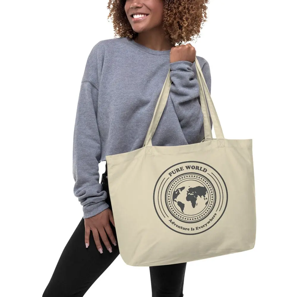 Pure World Large organic tote bag