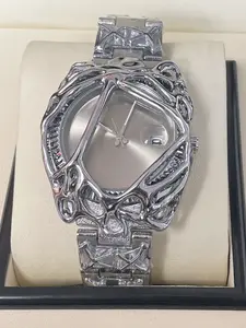 Luxury Men's Vintage Quartz Watch, Alloy Case, Round Dial, Calendar Display, Analog Wristwatch, Casual Fashion, Perfect Gift, Casual Trendy Wristwatch