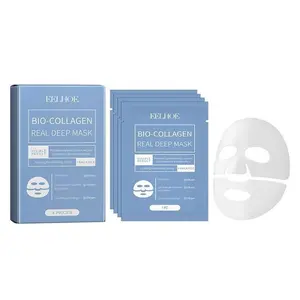 Collagen Face Mask, 4 Counts/box Moisturizing Face Mask, Hydrating  Rejuvenating Face Mask, Moisturizer Face Care Product for Women & Men, Moisture