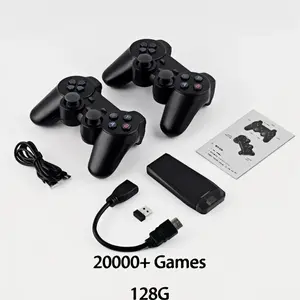 4K HDMI M8 Wireless Game Stick 64G Retro Gaming Console with 20000+ Games