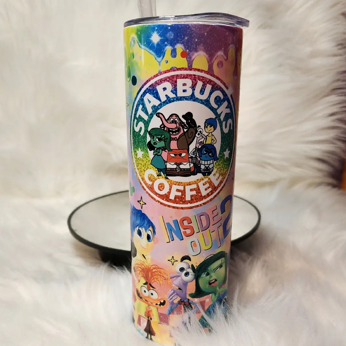 Inside Out 2 20oz tumbler Water Bottles