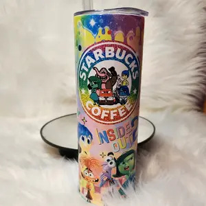 Inside Out 2 20oz tumbler Water Bottles