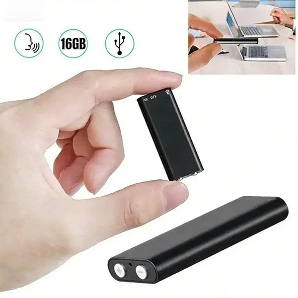 Car Exterior Decoration Audio Kit - 16GB Professional Digital Voice Recorder (Bluetooth, USB Storage, High-Quality Recording), Foldable Wireless HiFi Gaming Headset (Bass Boost, Trucker Mic), True Invisible USB-C Wired Earbuds (Microphone, Rechargeable)