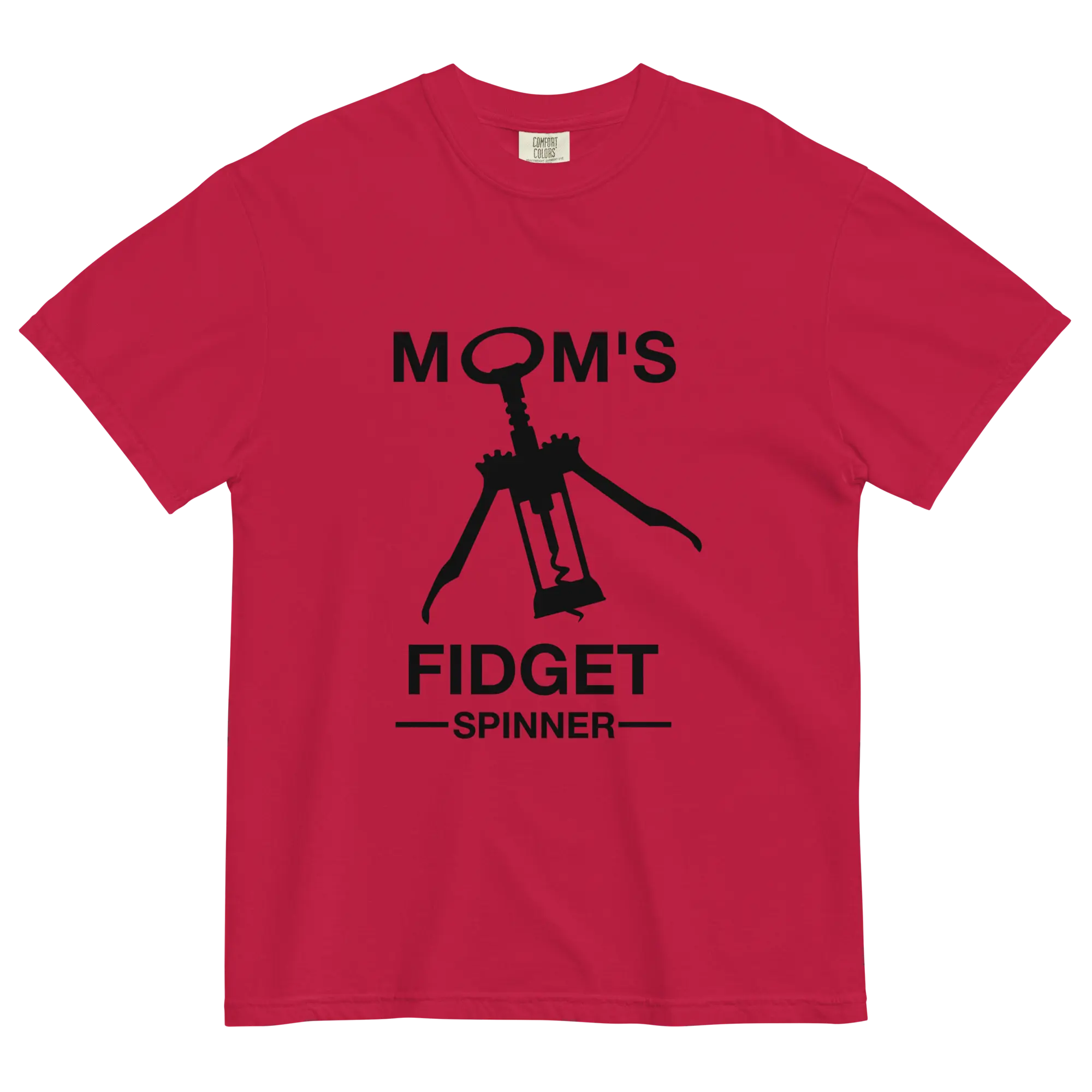 "Mom's Fidget Spinner" Unisex garment-dyed heavyweight t-shirt  Top Tshirt Shortsleeve Casual
