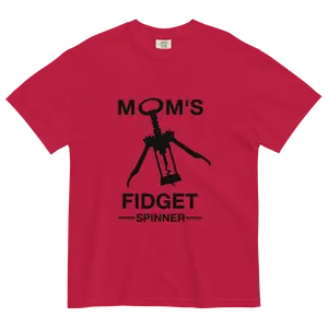"Mom's Fidget Spinner" Unisex garment-dyed heavyweight t-shirt  Top Tshirt Shortsleeve Casual