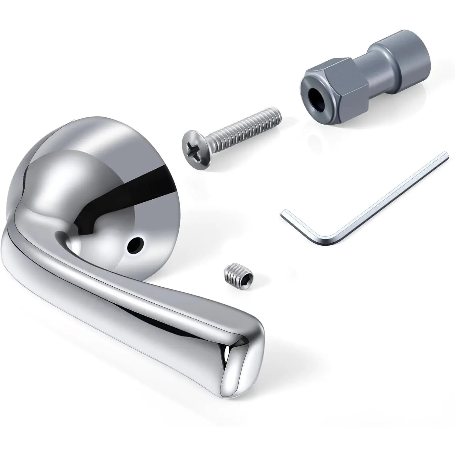 Metal Lever Handle Kit, Compatible with Delta RP74148, Compatible with Delta Foundation Series Single Handle Tub/Shower Faucets(Polished Chrome)