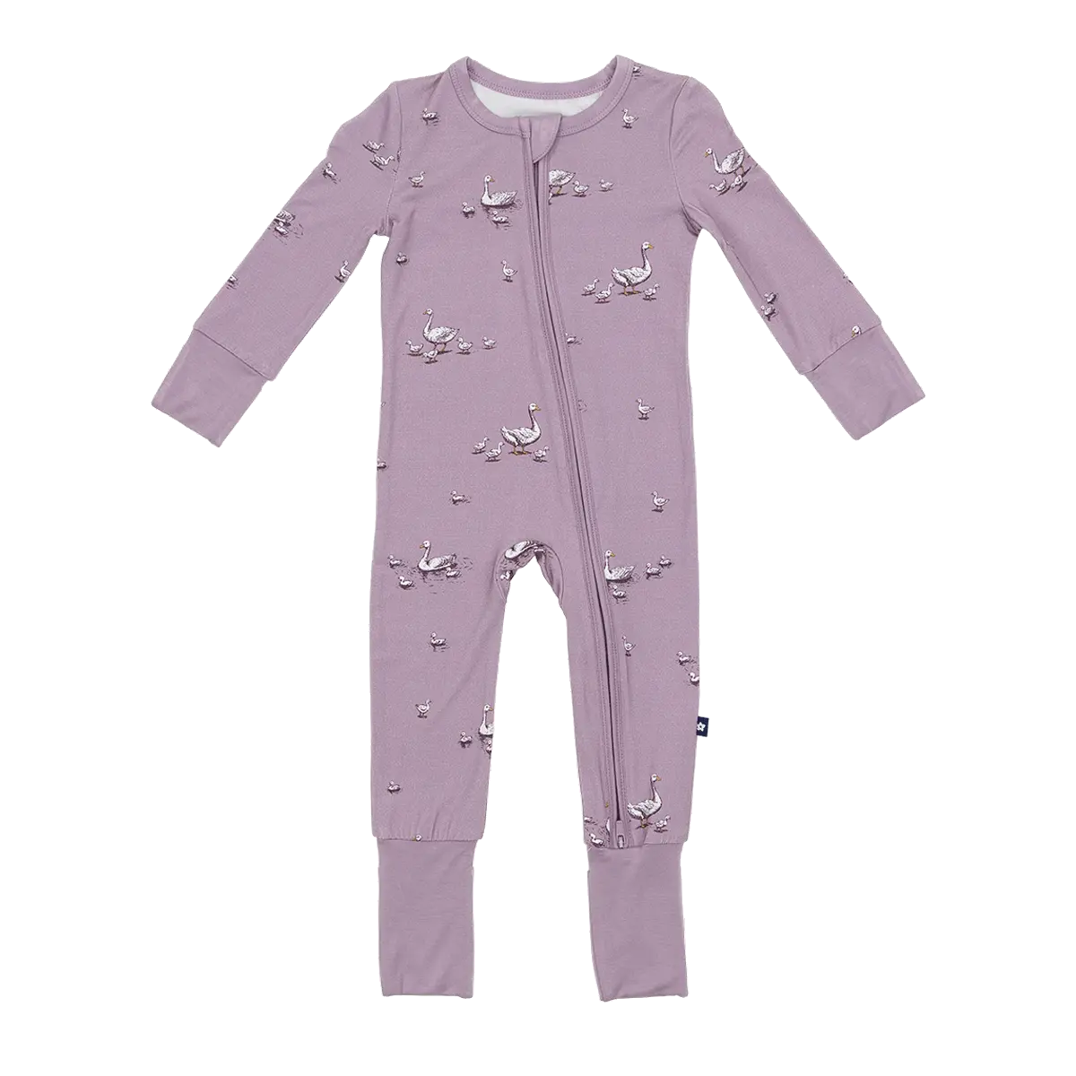 Convertible Footed Romper in Silly Goose