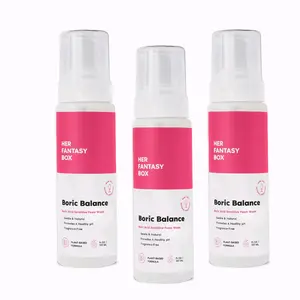 Her Fantasy Box Sensitive pH Foam Wash Boric Balance - 3 Pack Plant-Based Wash