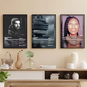 Drake Album Cover Posters Set Of 3 V3