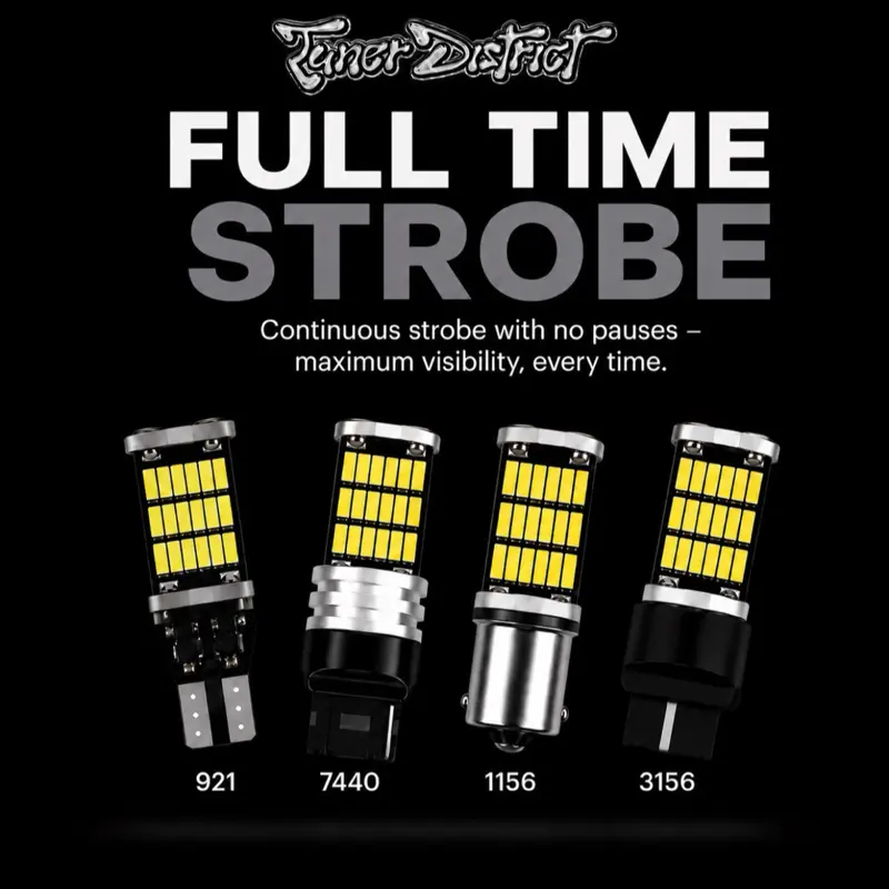 Tuner District Plug & Play Strobe Reverse Bulbs