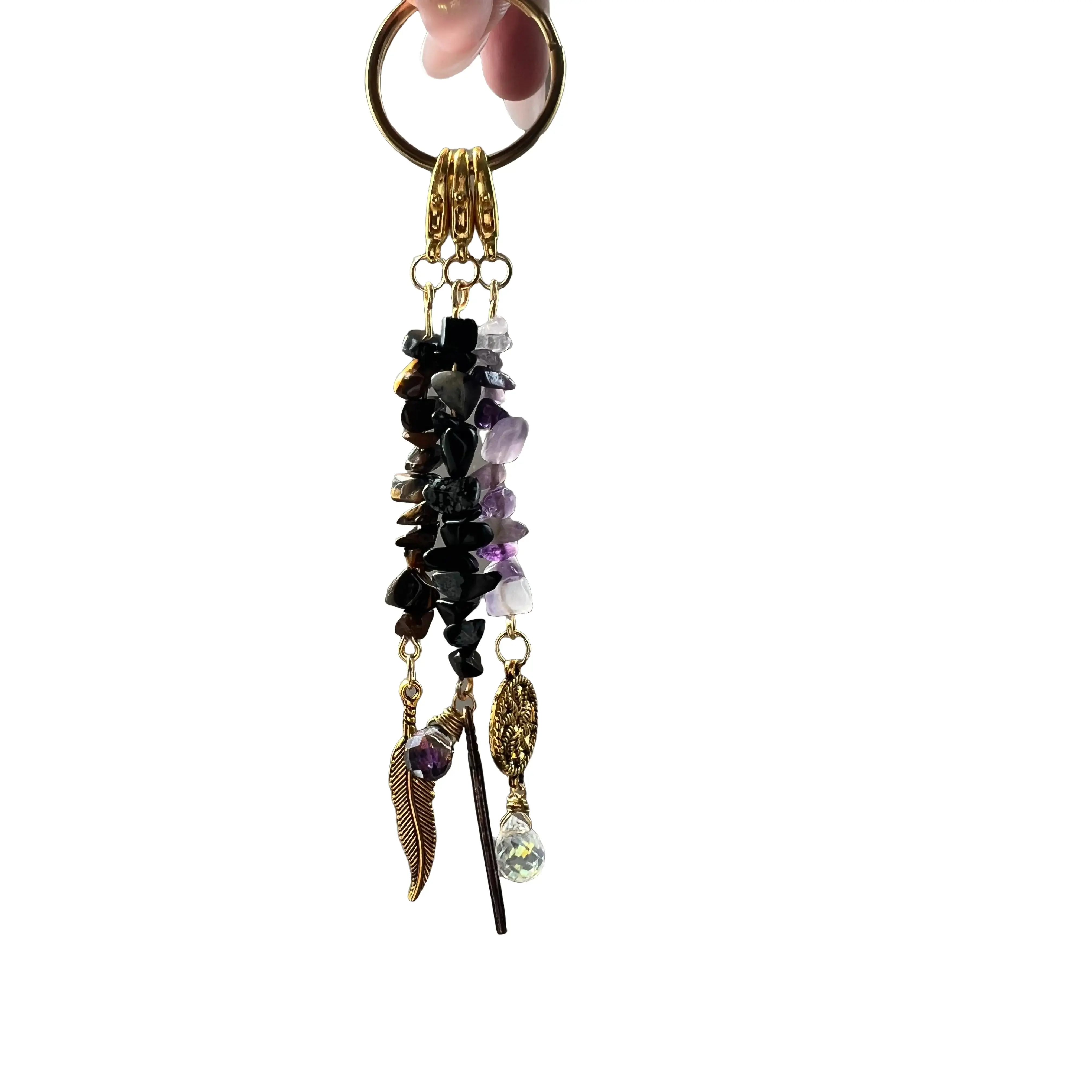 Gemstone Keychain - Perfect for Carrying Keys in Style