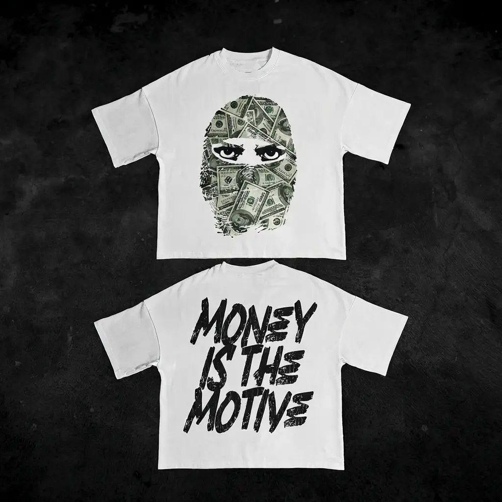 Don't Go Broke Trying To Look Rich Tee Shirt, Crewneck Double Sided Slogan Streetwear Tshirt, Unisex Crewneck Graphic Tee Front Back