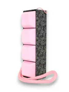 Pink Rose Picky Party Clicky Keychain Smooth Base you customize Tactile Switch