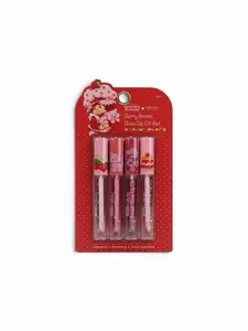 Celavi Strawberry Shortcake 4pc Lip Oil Set