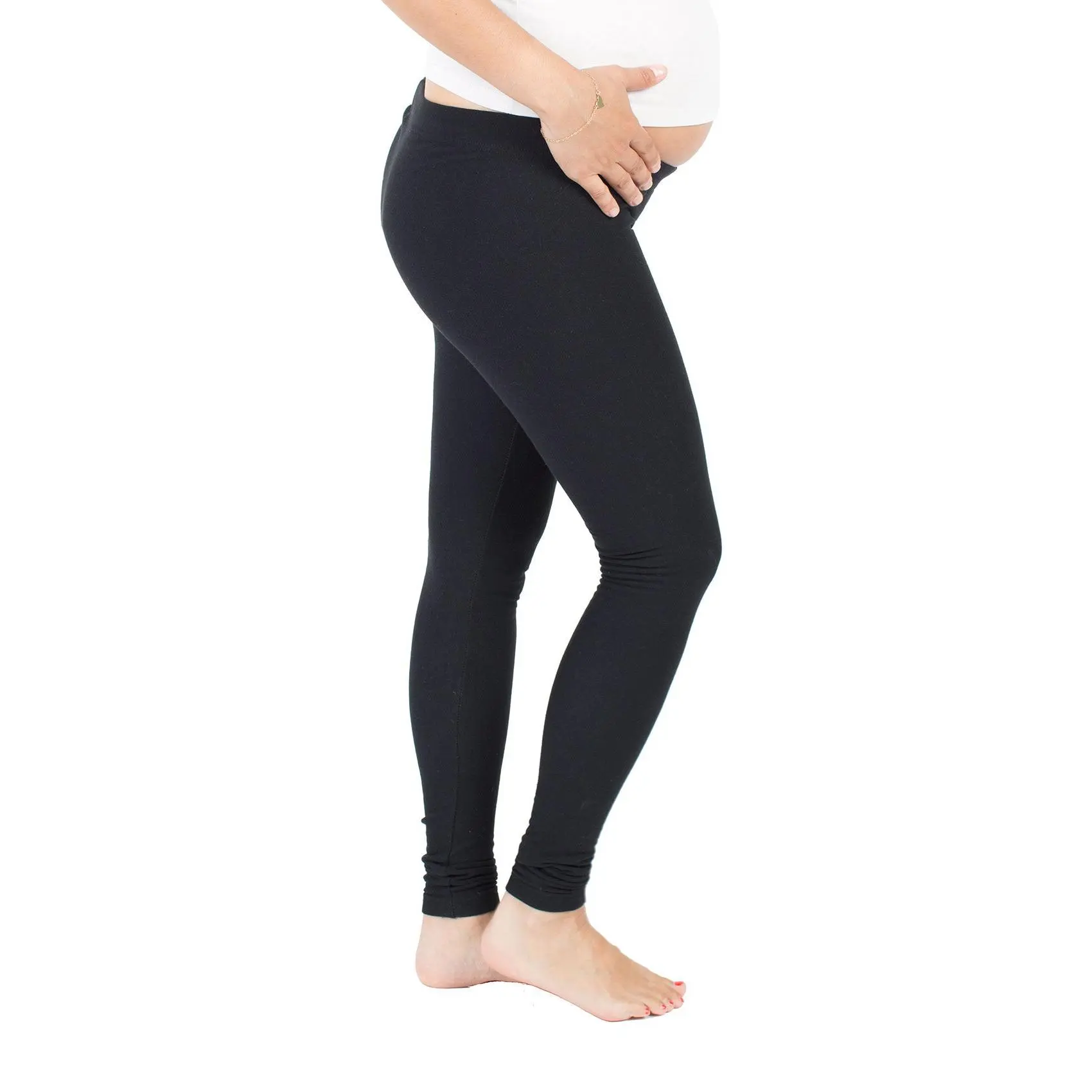 Maternity Fleece-Lined Under Belly Leggings