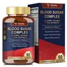 Totaria Blood Sugar Complex Capsules | 22 Herbs & Vitamins & Minerals | Supports Healthy Glucose Metabolism & Overall Wellness | Natural Supplement