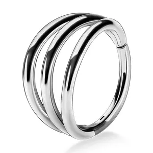 Triple Layered Titanium Cartilage Ring