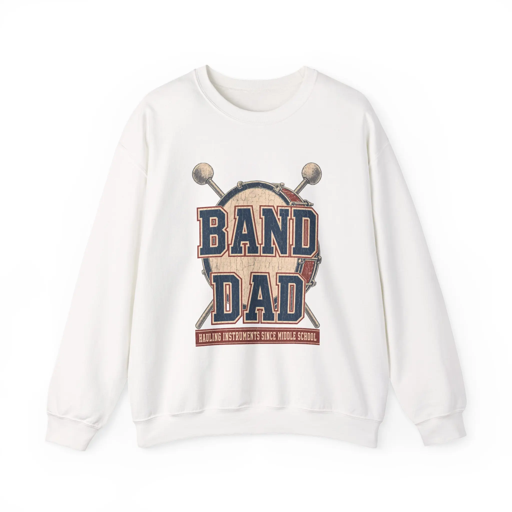 Band Dad Sweatshirt, Vintage Marching Band Crewneck, Band Parent Gift