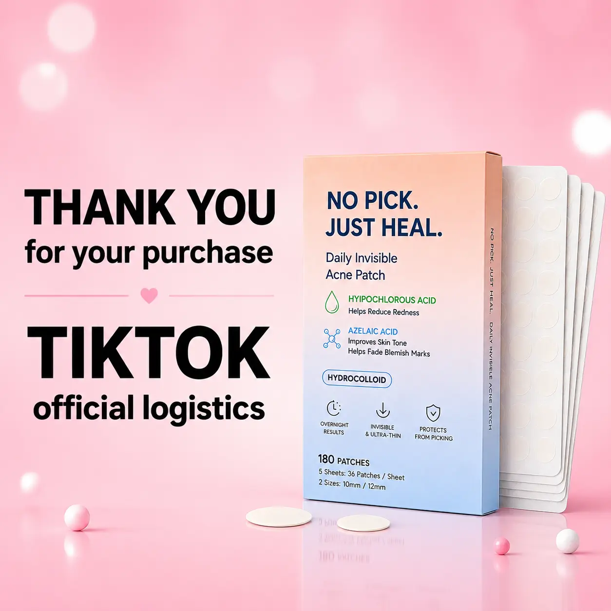 Acne patches—— electronic virtual voucher, electronic after-sales support, expedited shipping, faster production, faster delivery, official logistics (purchase does not include extra gifts).