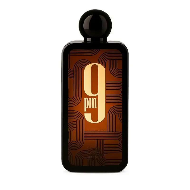 9 PM Elixir Extrait de Parfum 3.4oz | Unisex Spicy Amber Leather Fragrance 8-10+ Hour Longevity
