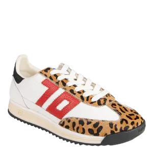 Back 70: BARKLEY STRIKE in WHITE PONY CAMEL Sneakers