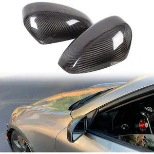 Mirror Covers Carbon Fiber Painted Compatible with 2003-2007 INFINITI G35 Coupe Mirror Cap Covers