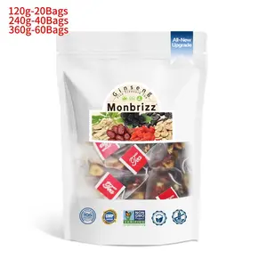 [Upgraded Formula] MONBRIZZ Herbal Tea Five Treasure Ginseng Kidney Tea Organic Gift for Mom & Men 7 Precious Ingredients Natural Herbal Beverage Good for Kidney