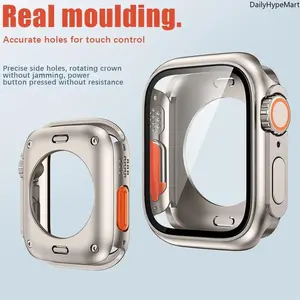 Shockproof Apple Watch Protective Case, Full Coverage Screen Protector 40-45mm