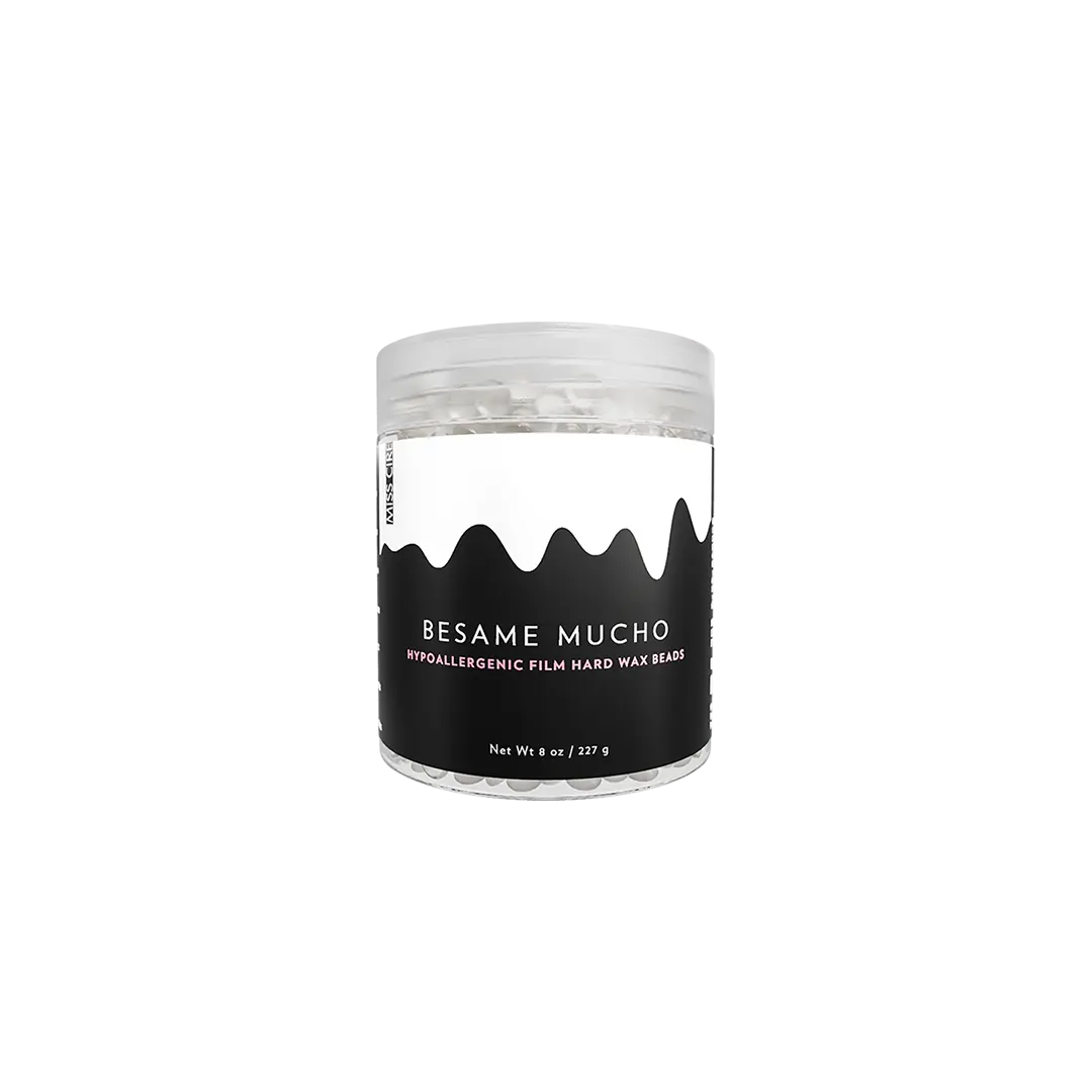 Besame Mucho Clear Hypoallergenic Vegan  Film Hard Wax Beads - 8 OZ
