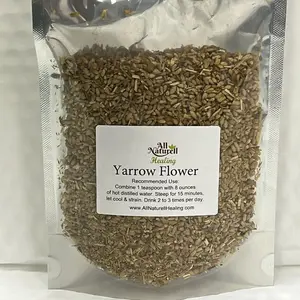 Yarrow Flower Wildcrafted 1 ounce Organic