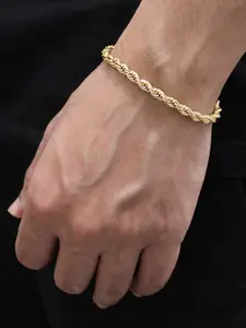 Men's Fashionable Cuban Chain Bracelet, Fashion Bracelets, Fashion Jewelry for Party, Daily Clothing Decor, Trendy All-match & Exquisite Jewelry for Birthday Gift