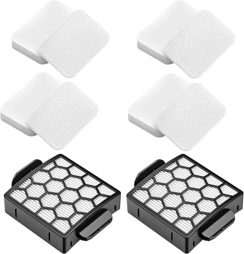 Filters for Shark Navigator Zero-M Self-Cleaning Brushroll Pet Pro Upright Vacuum ZU60 ZU62 ZU62C NV251,NV255, Replacement Parts Parts #1238FT60&1239FT60