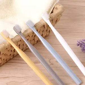 4pcs/box Japanese Toothbrush - Soft Bristle, Adult Small-headed, Disposable Household Manual Toothbrush, Teeth Cleaning Tool