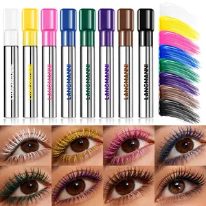 Langmanni 8 Color Eyeliner Set, Waterproof Long-Lasting, Creative Rainbow Eye Makeup, Perfect for Bold Looks, Easy Application, Eye Makeup Supplies