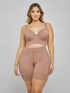 LIANA FASHION Lady's High Waist Compression Shaper Panties - Thalia Style Basic Hip-Lifting Shaping Short Shapewear Clothes