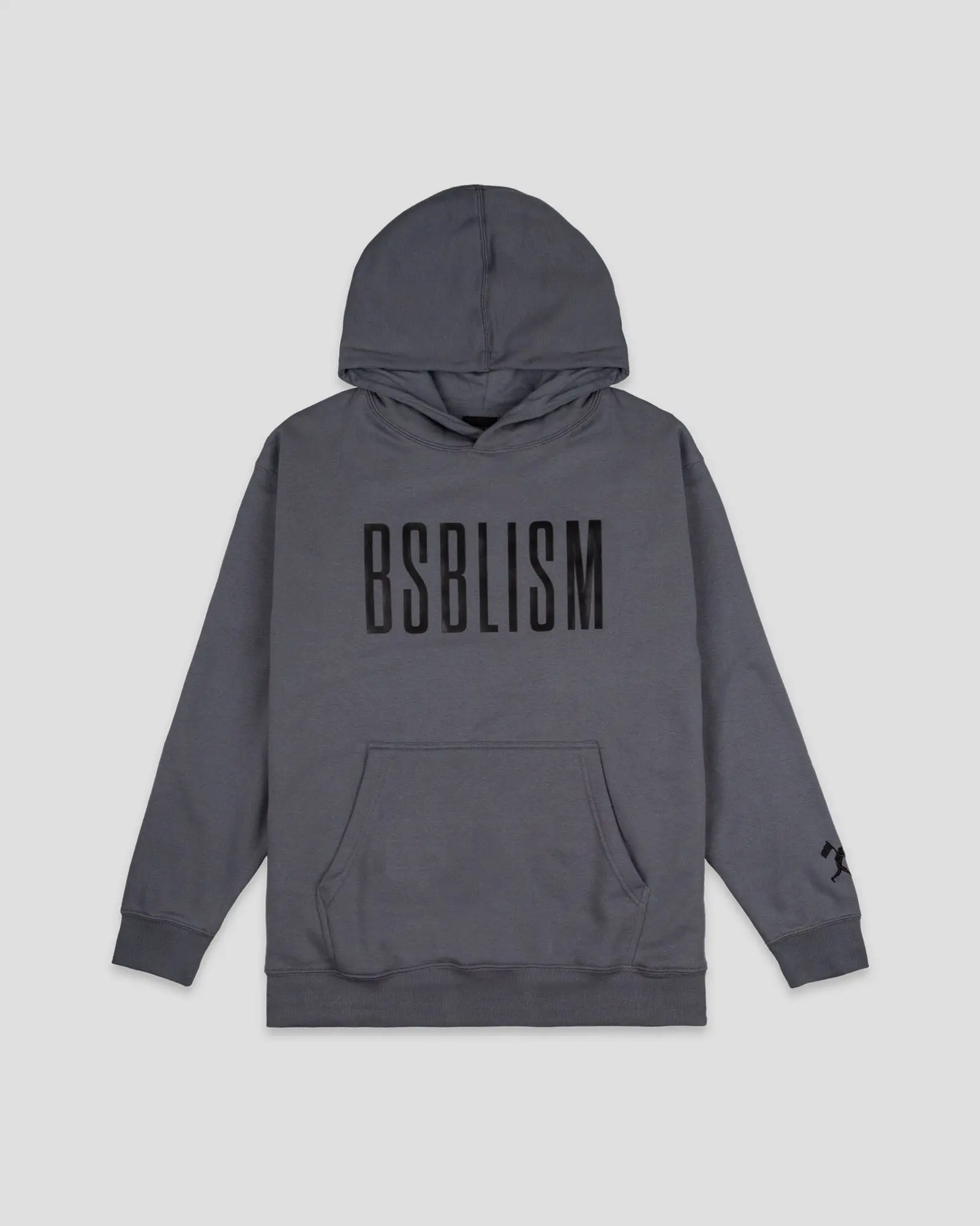 BSBLISM Hoodie- Youth (Dusky Blue), Polyester, Baseball Drip, Relaxed Fit, Sweatshirts, Tops