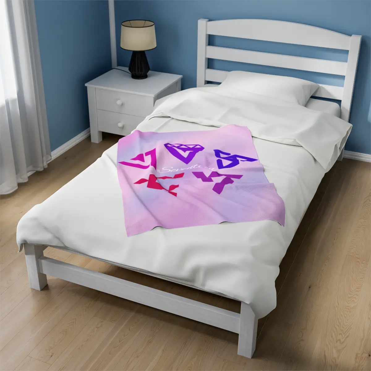 SEVENTEEN old K-pop logo Plush Blanket