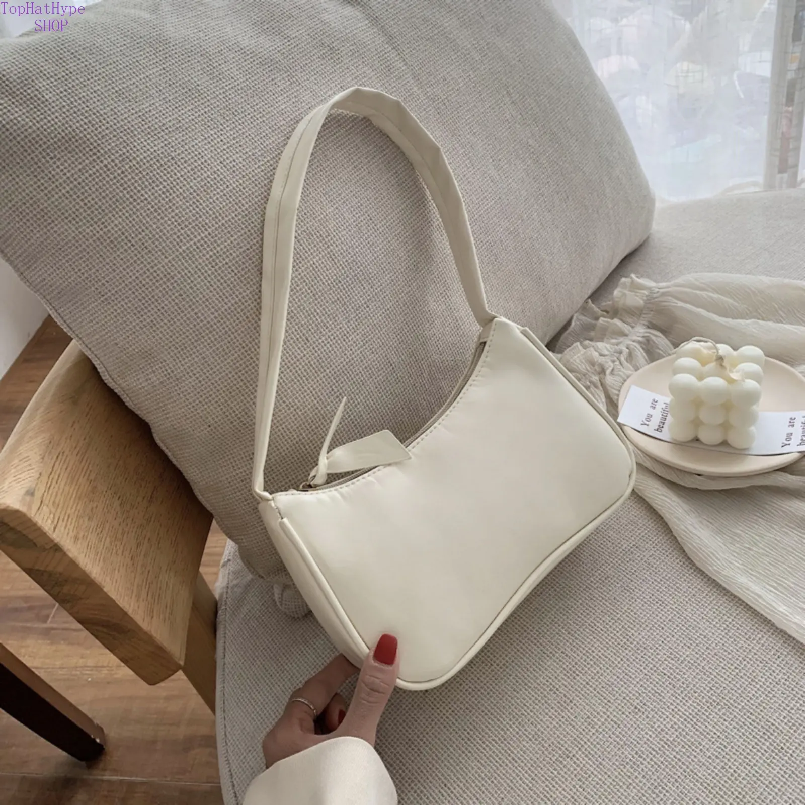 Women's Trending Korean INS-Style Shoulder Bag - Minimalist Versatile Handbag, Underarm Crossbody, Top Handle Everyday Purse, Mother's Day Gifts, Ideal for Daily Outings & Work,summerwins,summeroutfits,vacationoutfits,beachoutfits