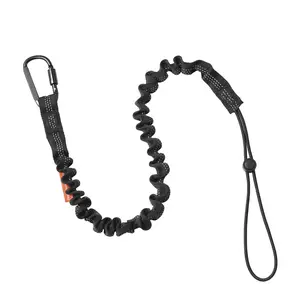 Spring new arrivals 5 Pack Tool Lanyard Fall Protection Tools Leash with Screw Lock Carabiner