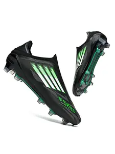 New Men's Competition Training Soccer Boots, Anti-Slip Ag Nails, Breathable Adult Football Shoes, Outdoor Professional Cleats, Speed Cleats